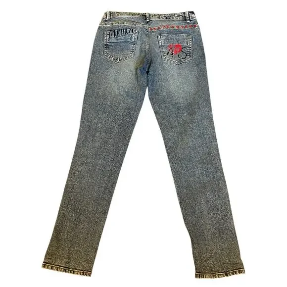 Antica Sartoria by Giacomo Jeans Cinque Beaded Embroidered Embellished Funky L - Picture 3 of 12